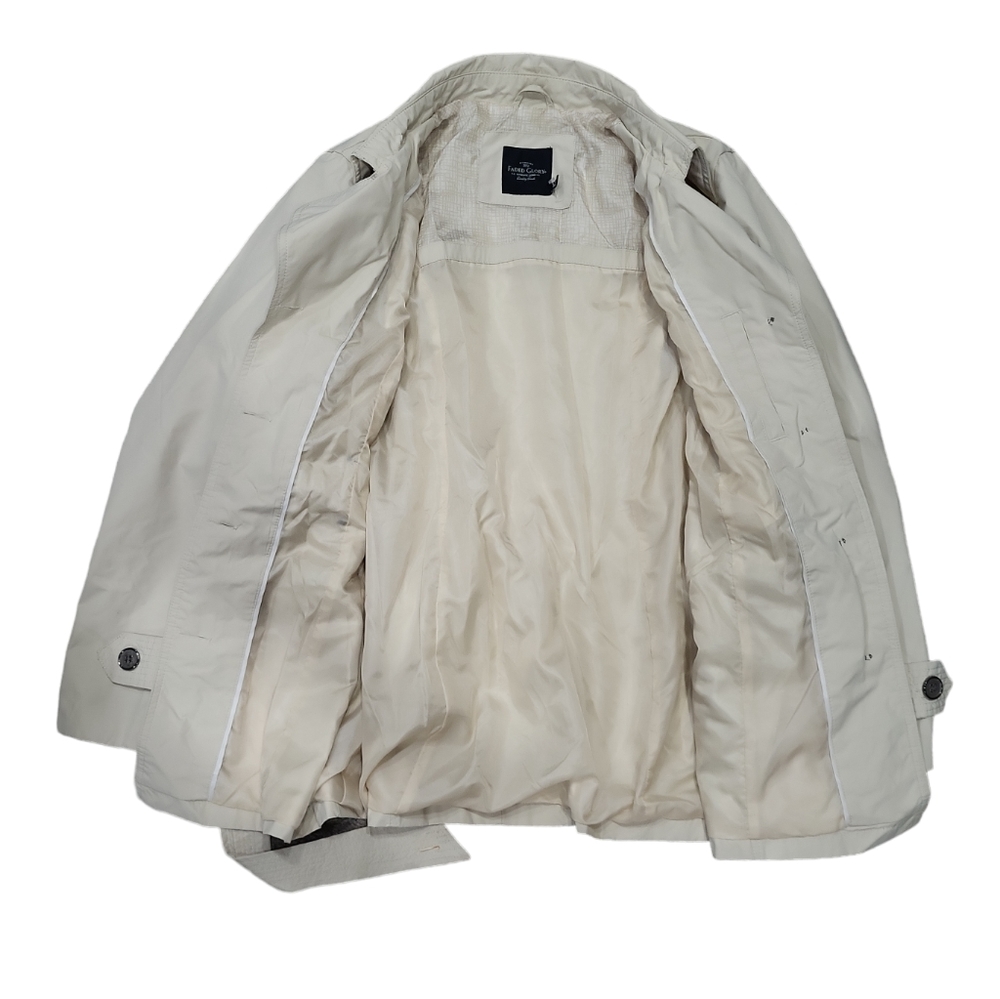 EUC Faded Glory women's tan belted trenchcoat, 12/14, L - Picture 5 of 12